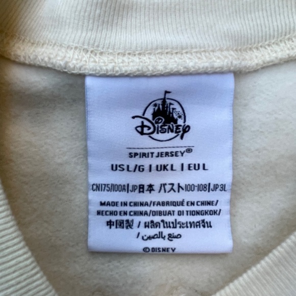 Disneyland Resort Spirit Jersey Christmas Holidays Mickey Mouse sequins Large - Picture 4 of 7